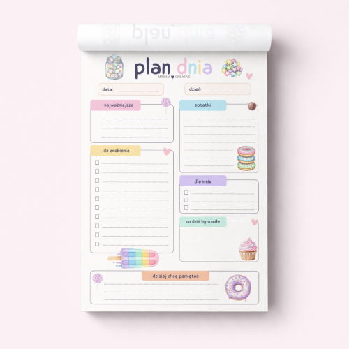 5906040463797_Plan dnia dla dzieci A5 bloczek do planowania 50 kartek Słodycze MaDam Creative (2).png