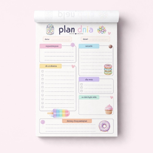 5906040463797_Plan dnia dla dzieci A5 bloczek do planowania 50 kartek Słodycze MaDam Creative (2).png