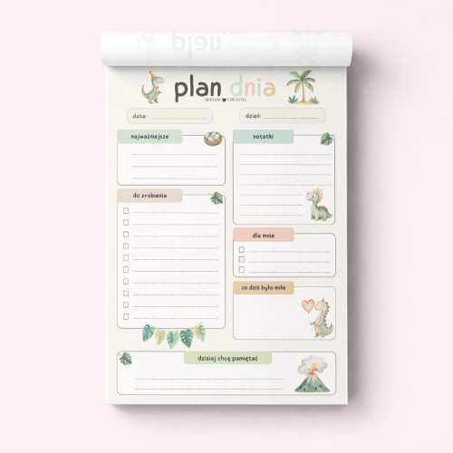 5906040463735_Plan dnia dla dzieci A5 bloczek do planowania 50 kartek Dinozaur MaDam Creative (2).png