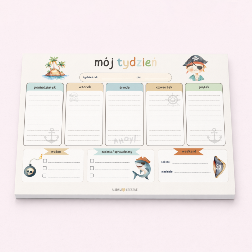 5906040463940_Planer tygodniowy dla dzieci A4 52 kartki Pirat MaDam Creative (2).png