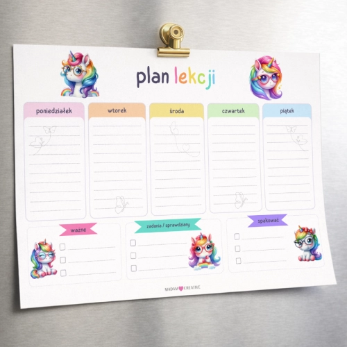 5906040464848_Plan Lekcji Tęczowy jednorożec A4, MaDam Creative (2).png