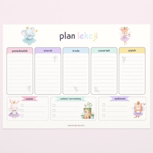 5906040464749_Plan Lekcji Zwierzątka dobre wróżki A4, MaDam Creative.png