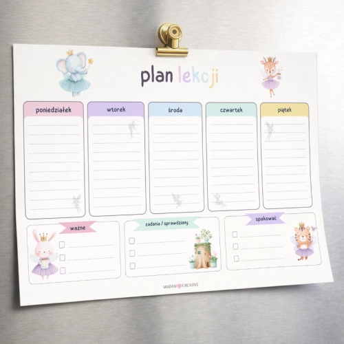 5906040464749_Plan Lekcji Zwierzątka dobre wróżki A4, MaDam Creative (2).png