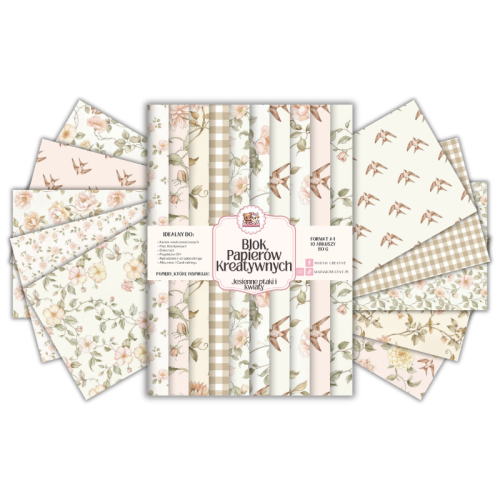 5906040468839_Blok Papierów Kreatywnych Jesienne ptaki i kwiaty– do Scrapbookingu i Journalingu MaDam Creative.png