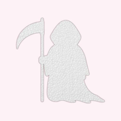 Baza Styropianowa Kostucha z Kosą Halloween DIY 25 cm MaDam Creative.png