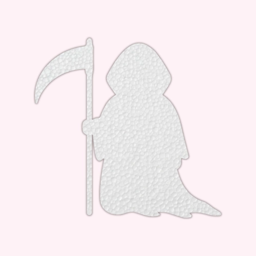 Baza Styropianowa Kostucha z Kosą Halloween DIY 25 cm MaDam Creative.png