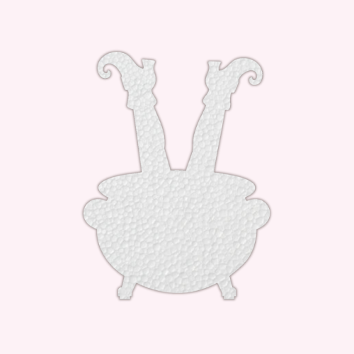 Baza Styropianowa Nogi Wiedźmy w Kotle Halloween DIY 25 cm MaDam Creative.png
