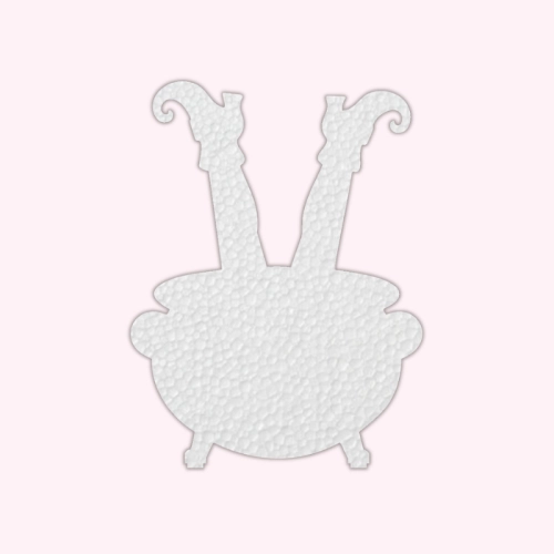 Baza Styropianowa Nogi Wiedźmy w Kotle Halloween DIY 25 cm MaDam Creative.png