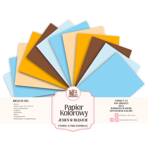 Papier Ksero Kolorowy Jesień w Błękicie A5 80g 100 arkuszy, MaDam Creative.png