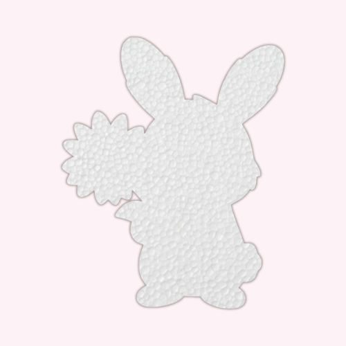 Baza Styropianowa Królik z Słonecznikiem DIY 25 cm MaDam Creative.png