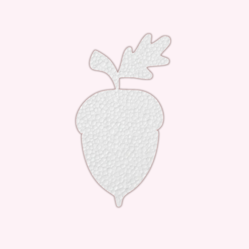 Baza Styropianowa Żołądź z Liśćmi Dębu DIY 25 cm MaDam Creative.png
