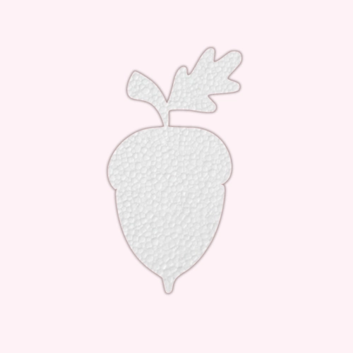 Baza Styropianowa Żołądź z Liśćmi Dębu DIY 25 cm MaDam Creative.png