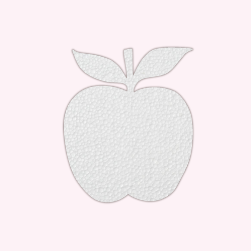 Baza Styropianowa Jabłko z Listkami Jesienne DIY 25 cm MaDam Creative.png