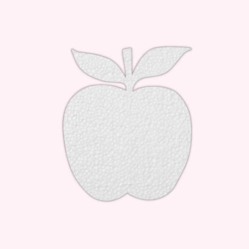 Baza Styropianowa Jabłko z Listkami Jesienne DIY 25 cm MaDam Creative.png