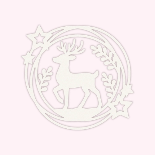 5906040471440_Tekturka Scrapki Ramka okrągła Renifer w lesie Beermata MaDam Creative.png