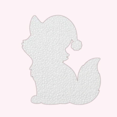 5906040475769_Baza Styropianowa Lis w Czapce Mikołaja DIY 25 cm MaDam Creative.png