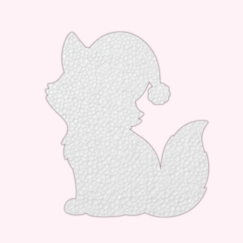 5906040475769_Baza Styropianowa Lis w Czapce Mikołaja DIY 25 cm MaDam Creative.png
