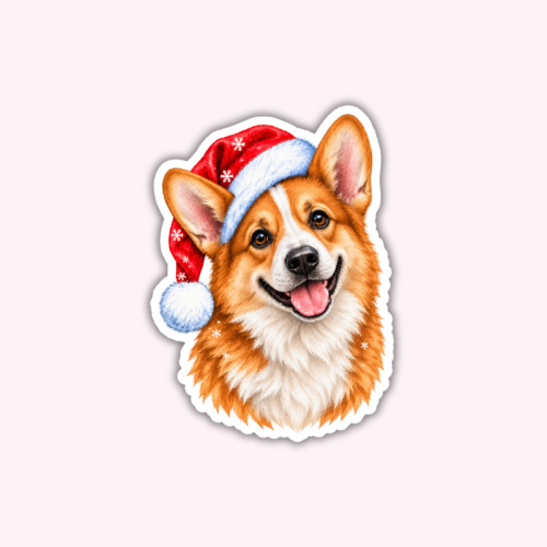 5906040473277_Naklejka foliowa Świąteczny corgi MaDam Creative.png