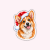 5906040473277_Naklejka foliowa Świąteczny corgi MaDam Creative.png