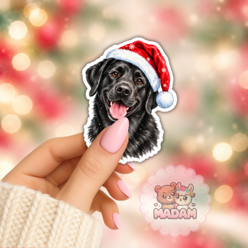 5906040473222_Naklejka foliowa Świąteczny czarny labrador MaDam Creative (2).png