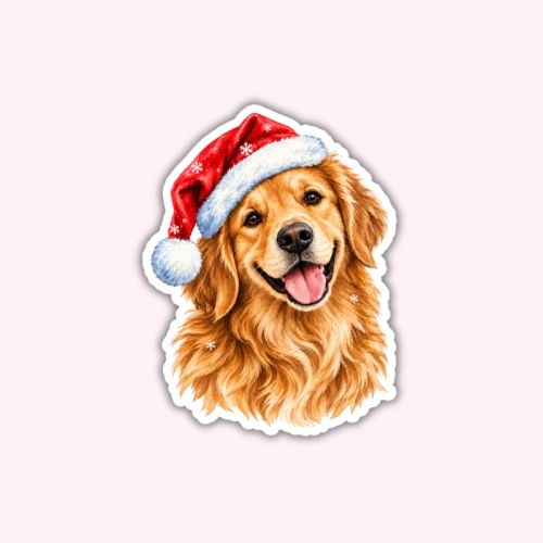 5906040473215_Naklejka foliowa Świąteczny golden retriever MaDam Creative.png