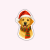 5906040472874_Naklejka foliowa Świąteczny golden retriever MaDam Creative.png