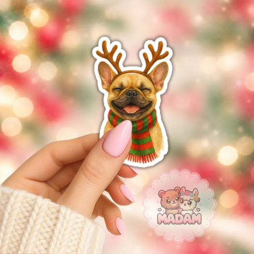 5906040472911_Naklejka foliowa Buldog francuski renifer MaDam Creative (2).png