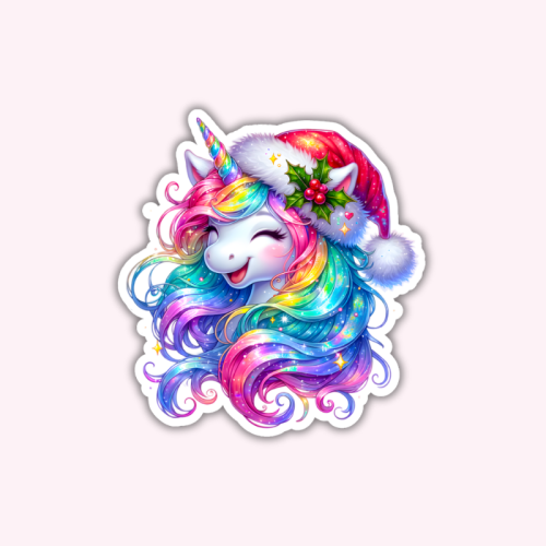 5906040472683_Naklejka foliowa Świąteczny tęczowy jednorożec MaDam Creative.png